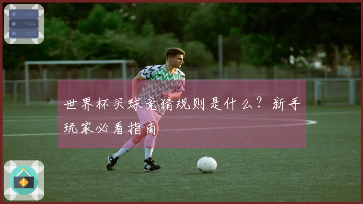 世界杯买球竞猜规则是什么？新手玩家必看指南